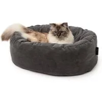 LucyBalu Tierbett DINGHY Katzenbett waschbar, Katzen Schlafplatz, Katzenkissen