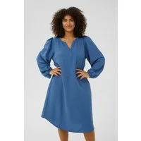 KAFFE Curve Blusenkleid Kleid KCniki Große Größen