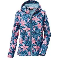 Killtec Softshelljacke KOS 154 GRLS SFTSHLL JCKT Wind- und wasserabweisende Kinderjacke mit buntem Print