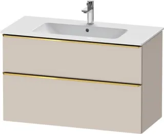 Duravit D-Neo Waschtischunterbau wandhängend Taupe Matt 1010x462x625 mm - DE4363034910000 DE4363034910000