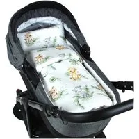 BabyLux Babybettbezug BABYLUX 2tlg.Set BEZUG Kinderwagen Bettbezug Bettwäsche Wiege 60x78 cm, 124. Africa_Tiere 60 x 78 cm