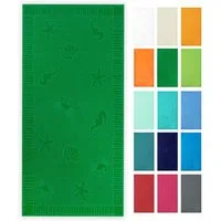 ZOLLNER Strandtuch, Frottier (1-St), 100 x 200 cm, 100% Baumwolle, vom Hotelwäschespezialisten