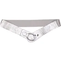 MIRROSI Taillengürtel Unifarbe breit 6cm XXL für Taillenumfang 100 bis ca. 140cm, ONESIZE (Angenehmes Tragesgefühl) Breiter Stretch Gürtel
