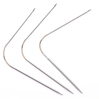 addi Strumpfstricknadeln "CraSyTrio", Messing, 21 cm