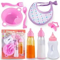 Kinderplay Dolls & Strollers Puppen Schnuller Fütter-Set für Puppen – Magische Flaschen – Rollenspiel, (Set)