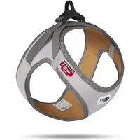 Curli Hunde-Geschirr Curli Vest Harness curli Clasp Glow Gray S