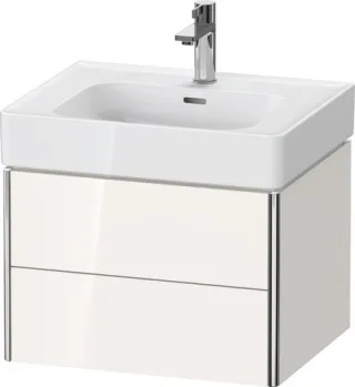 Duravit XSquare Waschtischunterbau wandhängend Weiß Hochglanz 584x470x397 mm - XS4378085850000 XS4378085850000