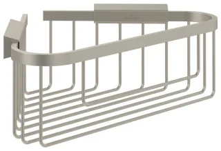 Villeroy & Boch Eck-Duschkorb Elements - Tender 260x206x82mm Brushed Nickel Matt TVA15100900064