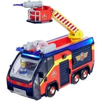 SIMBA Spielzeug-Feuerwehr Feuerwehrmann Sam, Jupiter, mit Licht- und Soundeffekten