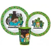 Minecraft Kindergeschirr-Set Minecraft Creeper Geschirrset, set