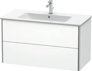 Duravit XSquare Waschtischunterbau wandhängend Weiß Supermatt 1010x478x560 mm - XS417308484 XS417308484