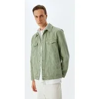 Koton Jackenblazer Denim Klassisch Jeansblazer
