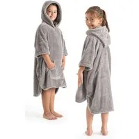 OTTO home Badeponcho Lillou, für Kinder, ideal für Urlaub oder im Schwimmbad, Midilänge, Microfaser, Kapuze, weich und kuschelig, Fleece, plüsch, Surfponcho