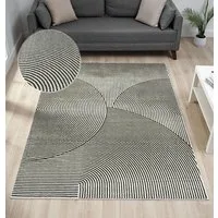 OTTO home Teppich Bentori, Hoch-Tief-Struktur, Scandi, rechteckig, Höhe: 11 mm, Modernes Design mit Boho-Charme, Wohnzimmer, Schlafzimmer