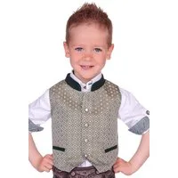 Isar-Trachten Trachtenjacke Kinderweste - CARLY - schilf