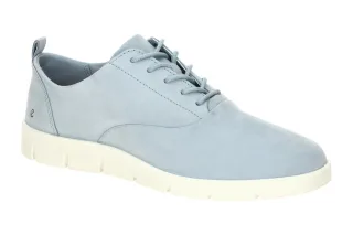 Ecco 28231302434 BELLA Lace Damen Schn?r-Halbschuhe - Echtleder, hellblau, be...
