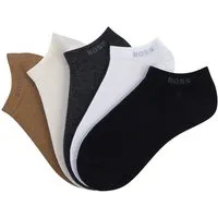 BOSS Sneakersocken 5P AS Logo CC W (Packung, 5-Paar, 5er) mit BOSS-Logoschriftzug