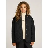 Calvin Klein Jeans Steppjacke QUILTED OVERSHIRT für Kinder bis 16 Jahre mit Logoschriftzug