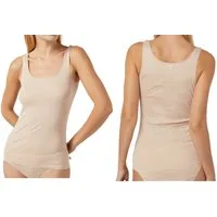 Rungassi Unterkleid 2er Set Damen Unterhemd Baumwolle Tank Top Achselhemd Damentop 811