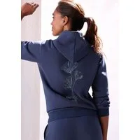 LASCANA Kapuzenpullover mit glänzendem Druck, Loungewear