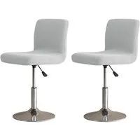 Agger Stuhlhusse Barhocker-Schonbezüge, 2er Set Stylische Stuhlhussen Stretch, Stuhlbezug Einfache Reinigung Barhockerbezüge Universal