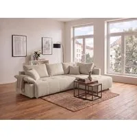 COLLECTION AB Ecksofa Funtastic, Breite 213 cm, mit Schlaffunktion, Bettkasten, Armverstellung und Bonnelfederkern