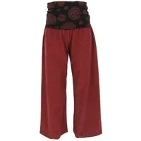 Guru-Shop Relaxhose Weite Marlenehose, Wellnesshose, Yogahose, Boho.. alternative Bekleidung