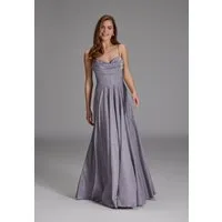 Hey Kyla Abendkleid - Schimmerndes Abendkleid mit Drapierung Taillierter Schnitt mit ausgestelltem Rockteil
