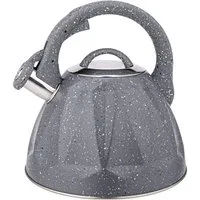 Cheffinger Wasserkessel Wasserkessel Wasserkocher Kaffeekessel Teekessel 3L grau Cheffinger, Material: Edelstahl