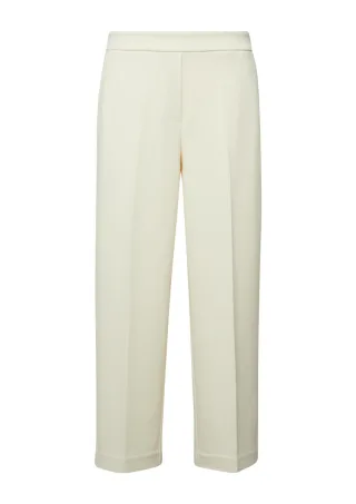 s.Oliver Red Label - Strukturierte Culotte mit Elastikbund beige - Gr. - 34