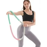 Sport-Knight® Hula-Hoop-Reifen Bauchtrainer Hula Hoop mit Rückfederung – Spiral-Fitnessreifen