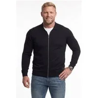 Men Plus Poloshirt Strickjacke Polokragen Zipper bis 8 XL