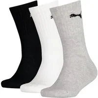 PUMA Socken PUMA KIDS CREW SOCK 3P (3-Paar, 3 Paar) Junior mit klassischer Rippe