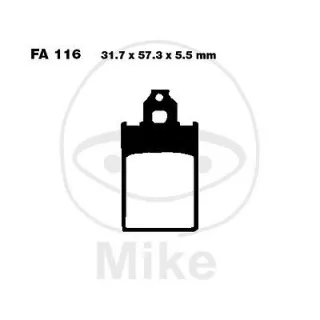 Bremsbeläge vorne Malaguti F12 50 LC DT Phantom 96-98
