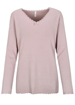 IN LINEA - Da.-Shirt Premium Rib - Gr. - 38