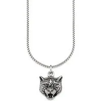 Bruno Banani Kette mit Anhänger Schmuck Geschenk Halskette Tiger Venezianerkette