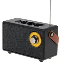 Camry CR 1902 Radio (mit Bluetooth, tragbares FM Küchenradio, USB, AUX, schwarz)