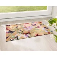 Sieh an! Fußmatte Fußmatte, Rechteckig, Höhe: 1 mm, Rutschhemmend, Waschbar