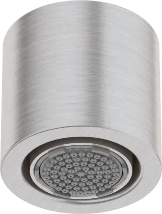 Neuesbad Serie 600 Brausearm Wandmontage 380MM, Oberfläche: edelstahl gebürstet NB1NQS_F41K1