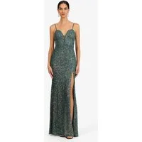 Kraimod Abendkleid mit Spaghettiträgern und Herzausschnitt