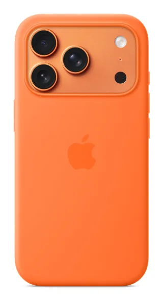 Apple iPhone 17 Pro Silicone Case with MagSafe? Orange | mgfe4zm/a |