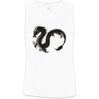 Urban Backwoods Tanktop Chinese Dragon III Ärmelloses T-Shirt Drache Fantasy Dungeons Tattoo Dragons Drachen Monster Asia