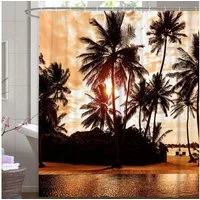 M&W DAS DESIGN Duschvorhang 180x200 Shower curtains Anti schimmel Waschbar