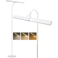 Nettlife LED Stehlampe LED Stehlampe 360° verstellbare Touch, mit 40min Timer Memory Funktion 360° Schwanenhal, LED fest integriert, Warmweiß, Neutralweiß, Kaltweiß, für Wohnzimmer Schlafzimmer