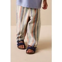 Next Schlupfhose Schlupf-Hose aus Leinenmischung, weite Passform (1-tlg)