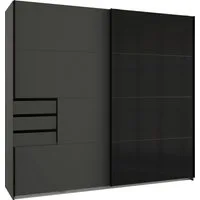 Wimex Schwebetürenschrank Saigon mit Glaselementen, 2 Türen, 225cm breit