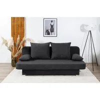 COLLECTION AB Schlafsofa Ulla, B: 186 cm, Liegel. 142x186 cm, Bettfunktion, Bettkasten & 2 Wende-Rückenkissen