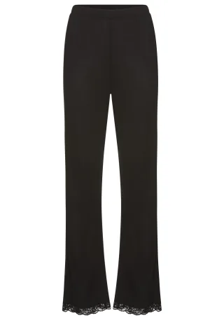 LASCANA - LASCANA LAS pretty lace Pants black - Gr. - 46