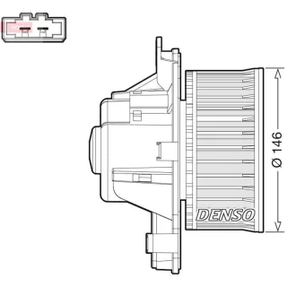 Denso Innenraumgebl?se Citroen Ds5 DS Ds Peugeot 3008 308 5008