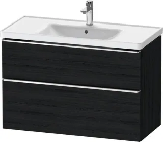 Duravit D-Neo Waschtischunterbau wandhängend Eiche Schwarz Matt 984x452x625 mm - DE4356010160000 DE4356010160000